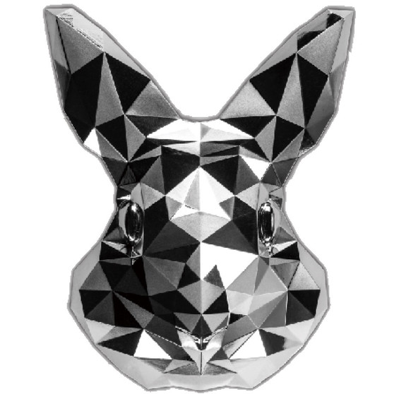 RABBIT LOWPOLY LUNAR Stacker 2 oz Silver 2022