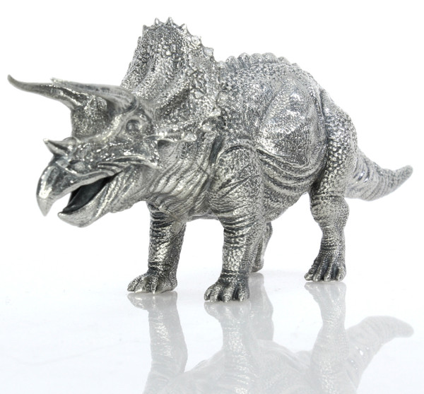 TRICERATOPS – 8 oz Silver 3D STATUE with Serial Number TRICERATOPS – 8 oz Silver 3D STATUE with Serial Number