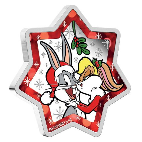CHRISTMAS Looney Tunes 1 Oz Silver Coin 1$ Tuvalu 2018 CHRISTMAS Looney Tunes 1 Oz Silver Coin 1$ Tuvalu 2018