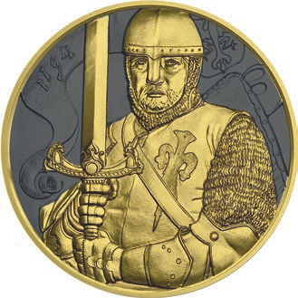 2019 Austria 825th Ann. of Duke Leopold V. 1 oz Silver coin "Golden Ring"