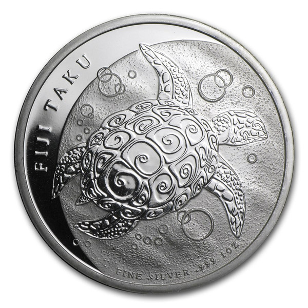 Hawksbill Taku 1 oz Silver Coin NZ Mint Fiji 2010