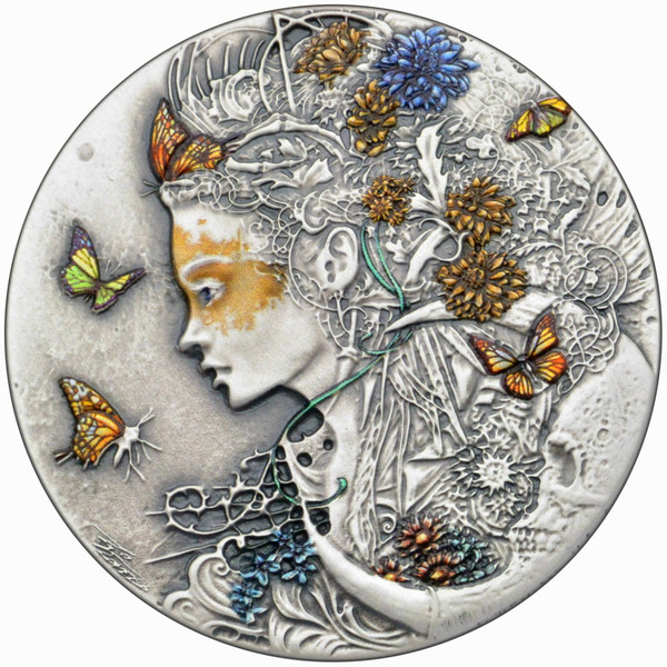 NASTASIYA Dark Beauties Silver Coin 2$ Niue 2020