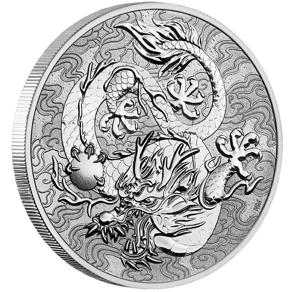 Dragon 1 oz Silver Coin Australia 2021