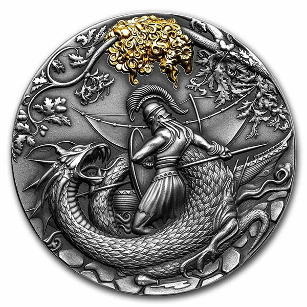 JASON and THE ARGONAUTS Myths of Love 2 oz. $5 Niue 2021