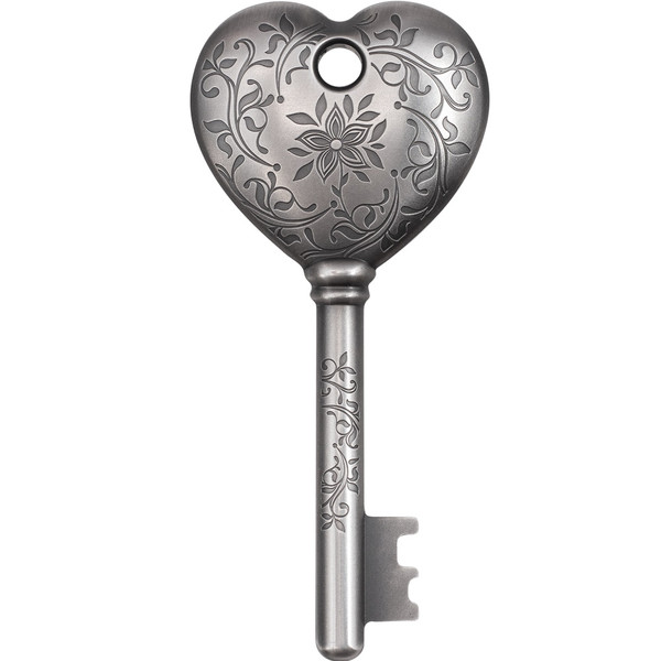 KEY TO MY HEART 1 oz. Silver Coin $5 Cook Islands 2022