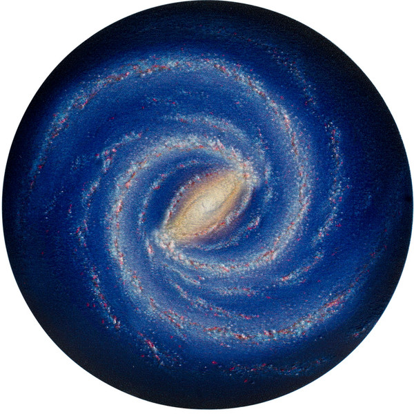 MILKY WAY S-Shape 2 oz. Silver Color Coin 10000 Francs CFA Chad 2022