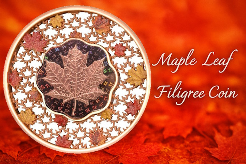 Filigree Maple Leaf – A 2 oz Tribute to Elegance in Silver