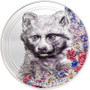 RACCOON DOG Woodland Spirits 1 oz  Silver Coin Mongolia 2020