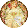 REVERIE By Mucha Micropuzzle Treasures 3 oz Silver Coin $20 Palau 2021