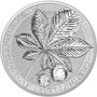 CHESTNUT LEAF 1 oz Pure Silver BU 2021