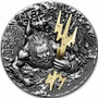 ZEUS King of the Gods 2 oz Silver High Relief Coin Niue 2021