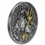 ZEUS King of the Gods  2 oz Silver High Relief Coin Niue 2021