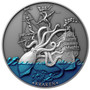 KRAKEN Mythical Creatures 2 oz. Silver High Relief Coin $5 Niue 2021