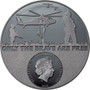 SPECIAL FORCES Real Heroes 3 oz. Silver Black Proof Coin $20 Cook Islands 2022