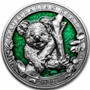 KOALA Colors of Wildlife 3 oz. Silver Coin Barbados 2022