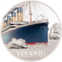 TITANIC 3 oz. Silver Coin $20 Cook Islands 2022