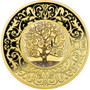 GOLD TREE OF HAPPINESS Silver Proof Coin Cameroon 2021