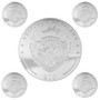 SEVEN DEADLY SINS Set 3 oz. and 4x1/2 oz. Silver Coins Palau 2022