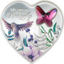 BUTTERFLY Brilliant Love Silver Proof Coin $5 Cook Islands 2023