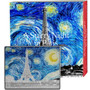 A STARRY NIGHT IN PARIS 1 oz & 14 oz Cu Silver Coin Chad 2023