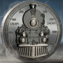 TRAIN Steam Dream  2 oz.  Silver Black Proof Coin Cook Islands 2023