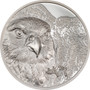 Mongolian FALCON 1 oz Silver Coin 500 Togrog Mongolia 2023