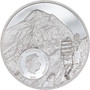 Mt. EVEREST – First ascent 2 oz.  Silver Coin $10 Cook Islands 2023