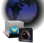 BLUE MARBLE 24K Gold Plated Glow-in-Dark 3 oz Silver Coin Barbados 2023