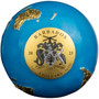 BLUE MARBLE 24K Gold Plated Glow-in-Dark 3 oz Silver Coin Barbados 2023