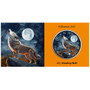 HOWLING WOLF Halloween Edition  Maple Leaf 1 oz Silver Coin Canada 2023
