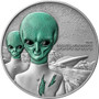 ROSWELL UFO INCIDENT Interstellar Phenomena 2 oz Silver Coin Cameroon 2024