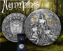 NYMPHS  2 oz Silver High Relief  Coin  2000 Francs Cameroon 2024