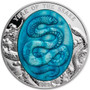 YEAR OF THE SNAKE Mother of Pearl 5 oz Silver Coin  Solomon Islands 2025