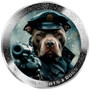 POLICE DOG AI-NIMALS 1 oz Silver Coin Cameroon 2025
