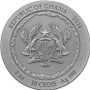 RUSHMORE Rock Cut Monuments 2 oz Silver Coin Ghana 2024