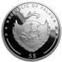 2016 Palau "Lunar Skulls" Year of the Monkey 1oz .999 Silver PROOF Coin