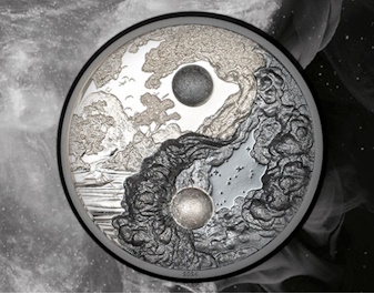 YIN AND YANG 1 oz Silver Coin $5 Palau 2024