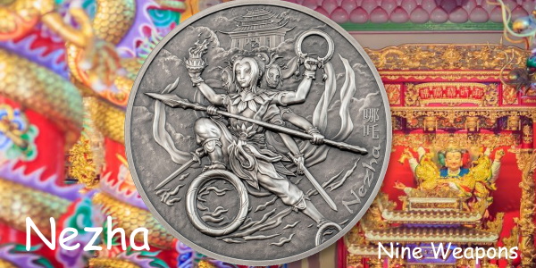 FORTUNA 2 oz Silver Antique Finish Coin Cameroon 2021