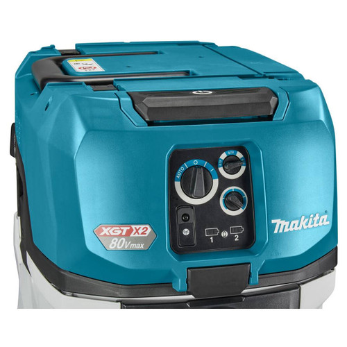 Makita VC006GMT21 80VMax (40V x 2) XGT Brushless M-Class Dust Extractor With 2 x 5.0Ah Batteries & Charger - MonkeyTools