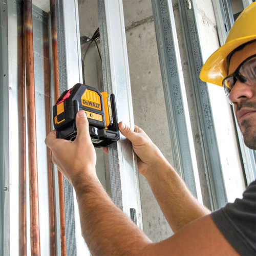Dewalt DCE088D1R-GB 12V XR Cross Line Red Laser With 1 x 2.0Ah Battery, Charger & Case - MonkeyTools