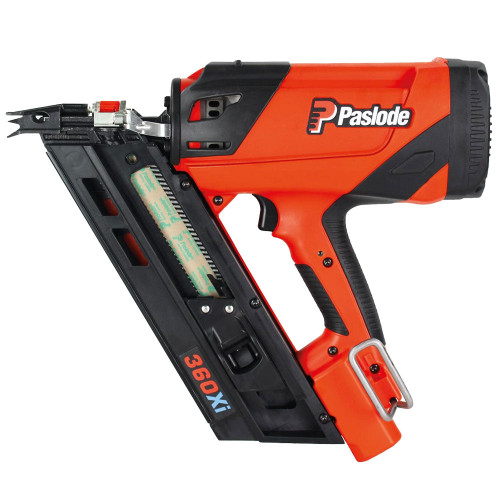 Paslode IM360Xi 7.4V Cordless First Fix Gas Framing Nailer Kit - MonkeyTools Paslode IM360Xi 7.4V Cordless First Fix Gas Framing Nailer Kit - MonkeyTools