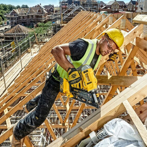 Dewalt DCK2046P2 18V Brushless Twin Pack Nailer with 2 x 5.0Ah Batteries Charger & Bag - MonkeyTools