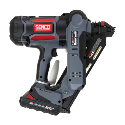 Senco F-35XP 18V First Fix Fusion Framing Nailer 90mm With 2 x 3.0Ah Battery Charger In Case - 10G7001N - MonkeyTools