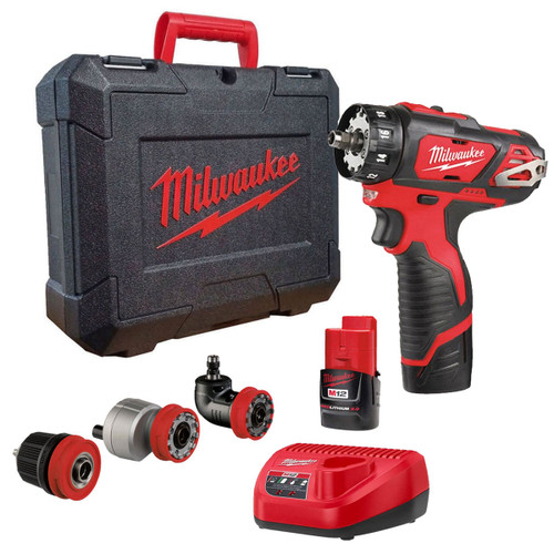 Milwaukee M12BDDXKIT-202C 12V Drill Driver with 2 x 2.0Ah Batteries, Charger & Case 4933447773 - MonkeyTools Milwaukee M12BDDXKIT-202C 12V Drill Driver with 2 x 2.0Ah Batteries, Charger & Case 4933447773 - MonkeyTools