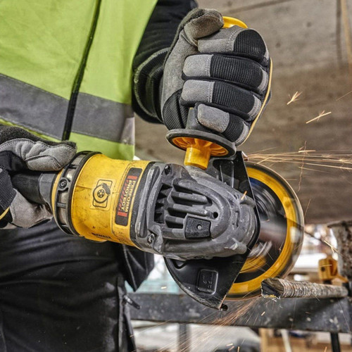 Dewalt DCG418T2-GB 54V XR Flexvolt Brushless 125mm Angle Grinder with 2 x 6.0Ah Batteries Charger & Case - MonkeyTools