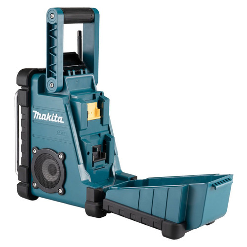 Makita DMR116 14.4/18V AM/FM Jobsite Radio With 1 x 5.0Ah Battery & Charger - MonkeyTools Makita DMR116 14.4/18V AM/FM Jobsite Radio With 1 x 5.0Ah Battery & Charger - MonkeyTools