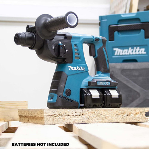Makita DHR263ZJ 36V SDS-PLUS Rotary Hammer Drill with 2 x 5.0Ah Battery & Charger - MonkeyTools