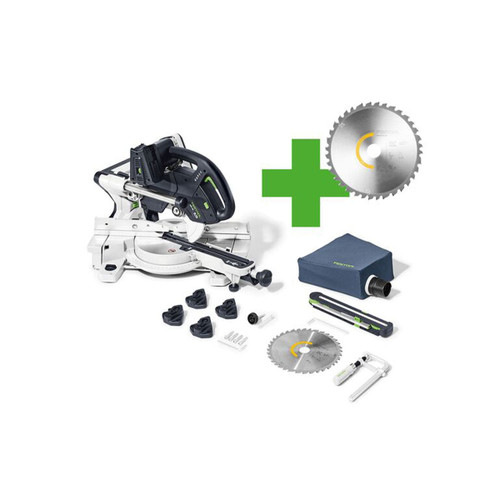 Festool KSC 60 EB-Basic 36V Master Edition Brushless 216mm Sliding Compound Mitre Saw Body Only - 578179 - MonkeyTools