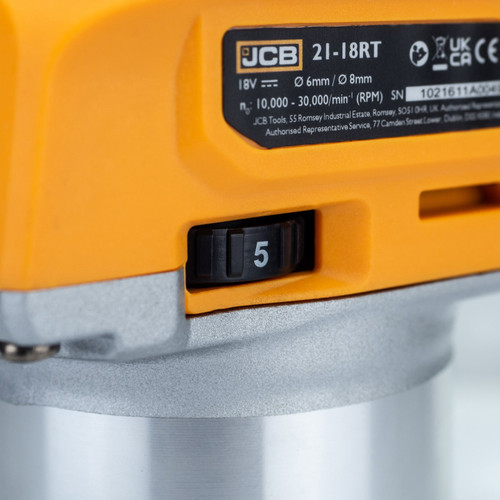 JCB 21-18RT-B 18V Brushless Router Trimmer Base Body Only - MonkeyTools