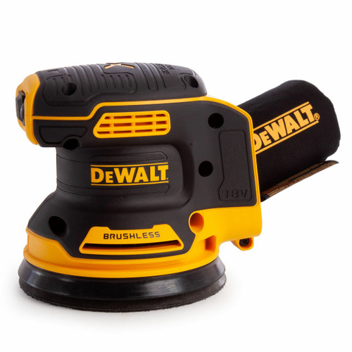 Dewalt DCW210N 18V Brushless 125mm Orbital Sander with 2 x 5.0Ah Batteries - MonkeyTools